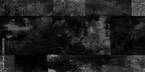 Fotografie Gritty, textured abstract composition in monochrome, evoking a sense of decay, urban ruin, and a profound feeling of melancholy