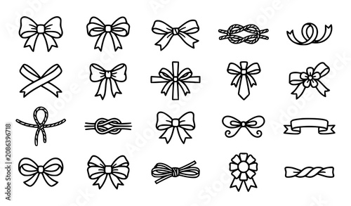 Obraz na płótnie Historical Archaeology Outline Icons Collection with Ancient Ruins and Relics Ve
