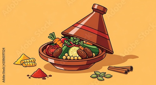 Tagine with veggies.