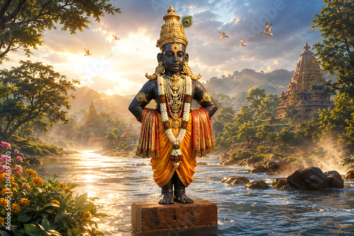 Lord Vitthal Pandurang Hari Ashadi Ekadashi Celebration with Vithoba Pandharinath Pandhari Warkari Devotion and Pandharpur Wari Festival