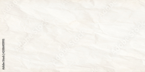 minimalist background featuring a softly wrinkled and crumpled white paper texture for decoration.