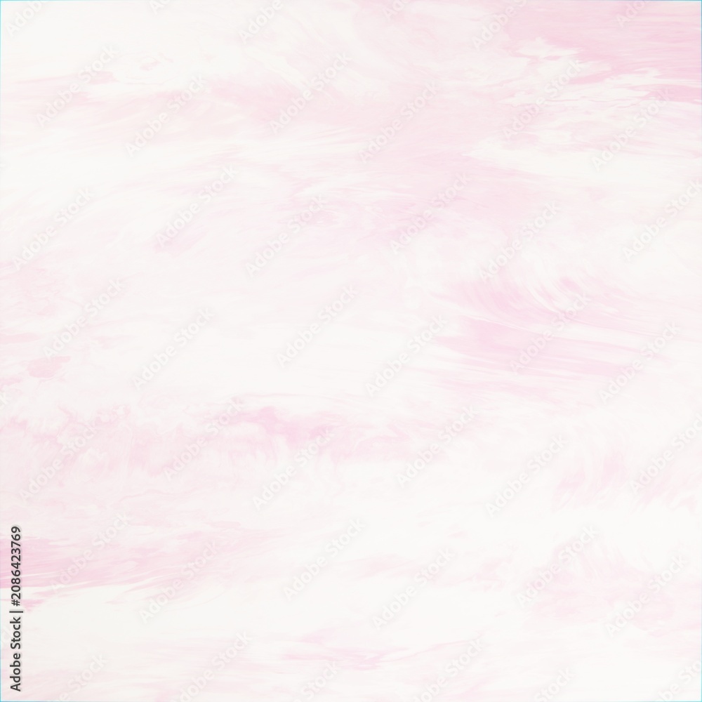 Fototapeta premium Soft blush pigment washes on textured cotton paper surface