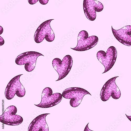 Photos pattern cardiology heart hand drawn