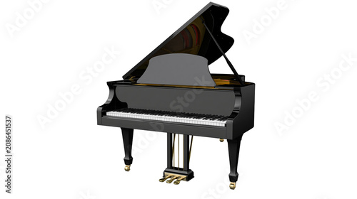 Canvas Print grand piano