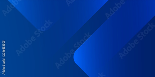 Obraz na plátně Abstract corporate blue geometric background