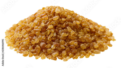 Photos Pile of coarse brown sugar crystals