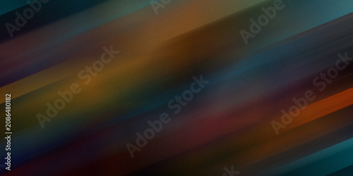 Foto Abstract background with blurred diagonal color gradients shifting from dark teal to warm orange tones in smooth transition