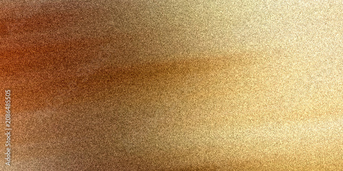 Schilderij op canvas Abstract background with heavy noise grain texture and horizontal light shift in warm gold and copper tones for luxury style