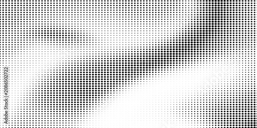 High-contrast halftone dot texture in black and white, creating an abstract graphic pattern with a retro printed look and strong visual rhythm for backgrounds, posters, and editorial design.