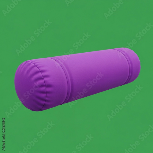 Vibrant Purple Bolster Pillow