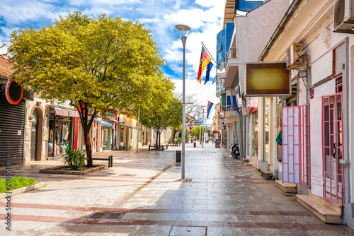 Colorful architecture of Podgorica city center