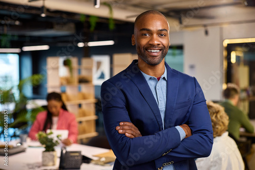 Portrait of confident mid adult business man
