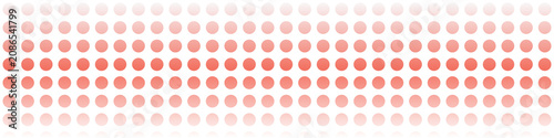 Foto Colorful gradient background with dotted pattern in soft red tones