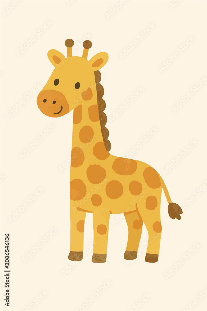 Fototapeta premium giraffe vector illustration