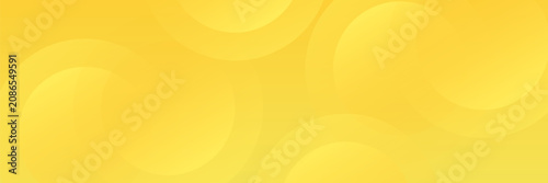 Foto Fluid yellow gradient shapes composition