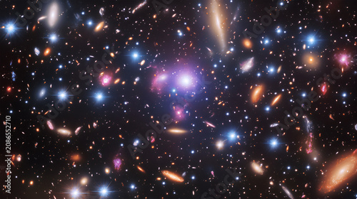 Vast cosmic landscape filled with countless stars, galaxies, and nebulae, showcasing the beauty of the universe and the mysteries of deep space exploration and astronomy