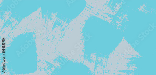 Abstract Light Blue Brush Stroke Pattern on Grey Background