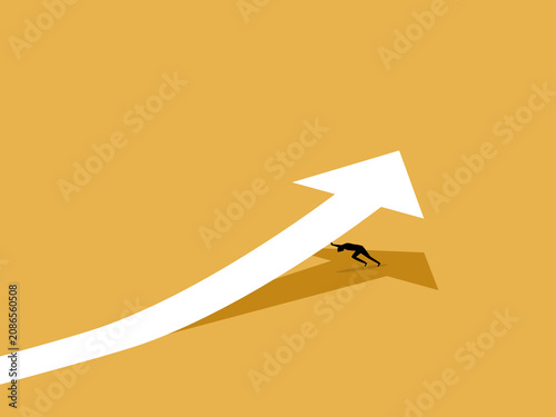 Tableau sur toile Business leaders are pushing for growth