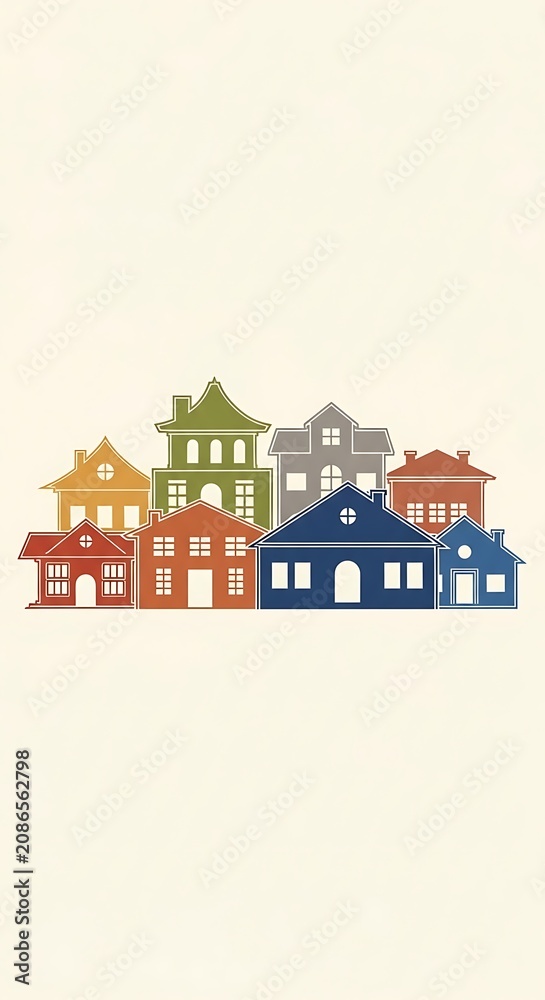 Fototapeta premium House Vector Illustration.