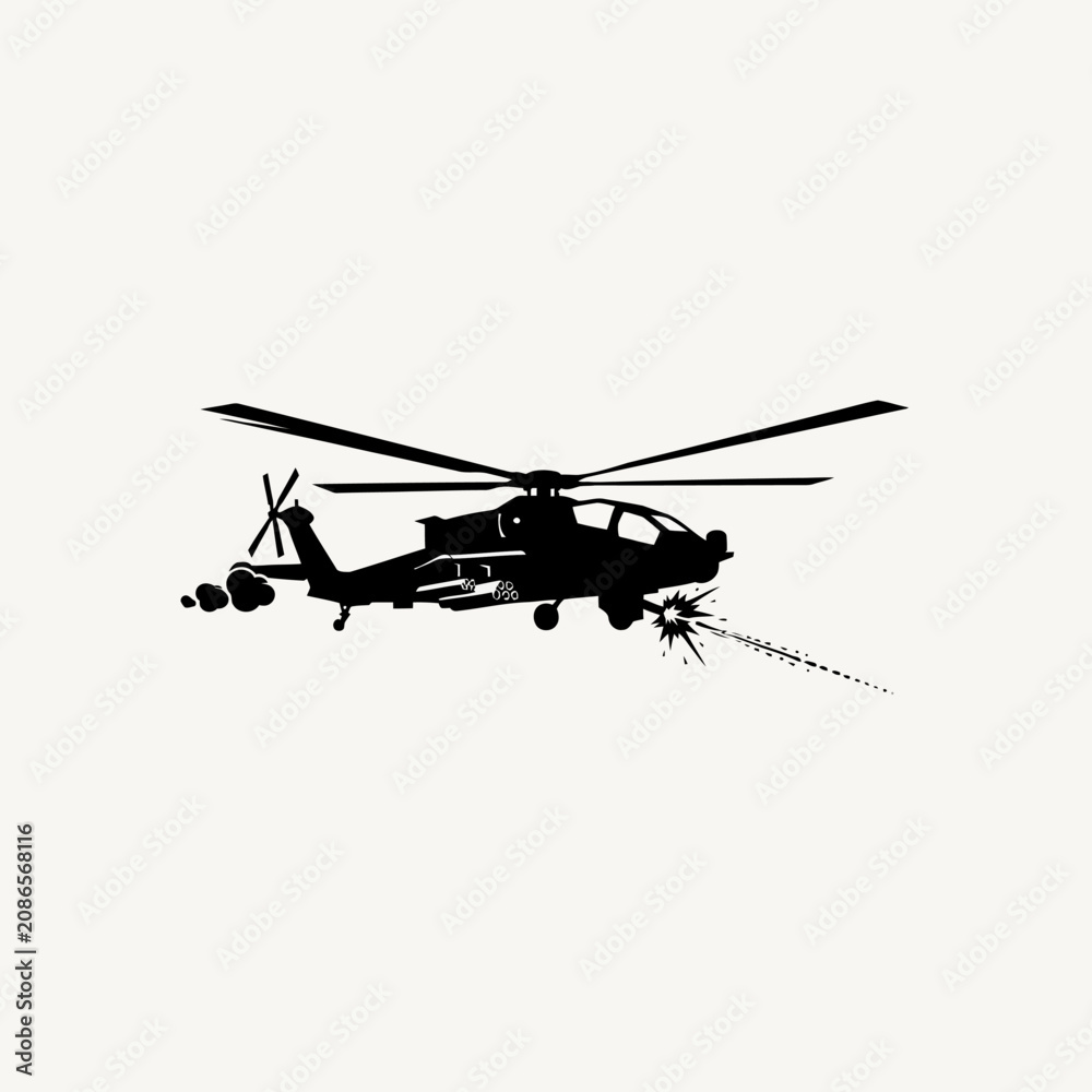 Fototapeta premium helicopter in flight