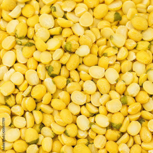 Raw moong dal beans texture background full frame top view
