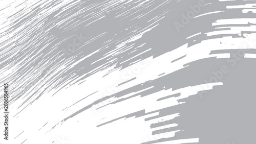 Obraz na plátně Abstract grunge paint streak collection for graphic design Black brush line text