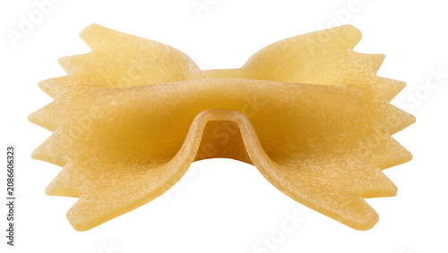 Canvastavla Farfalle pasta bow tie shape dry uncooked durum wheat semolina