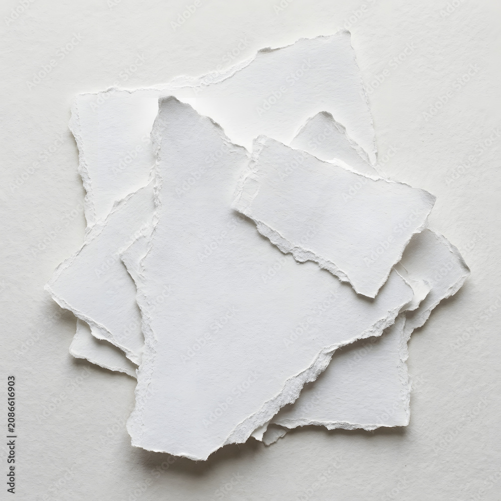Fototapeta premium White paper origami crane with delicate folds and creases.