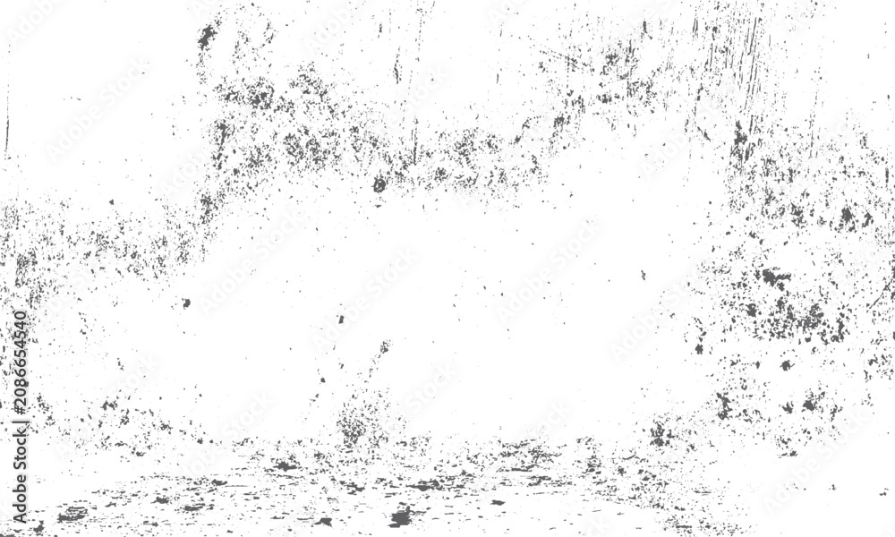 Obraz premium Industrial rough wall texture black and white Abstract dust and crack grunge vector background