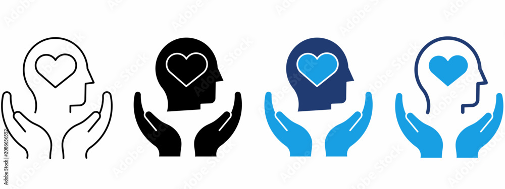 Φωτογραφία Mental Health Care and Psychology Therapy icon collections