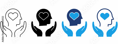 Photography Mental Health Care and Psychology Therapy icon collections