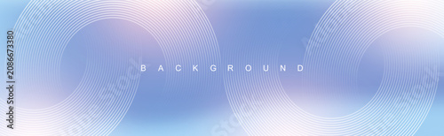 Konstfotografi Modern digital abstract background with circular blue lines