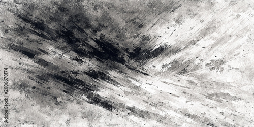 Fotografía Black and White Grunge Abstract Sky Background with Smoke, Clouds, Fog and Storm