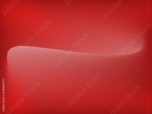 Abstract Red Grainy Gradient Background with Smooth Curve Wave Stock Photo