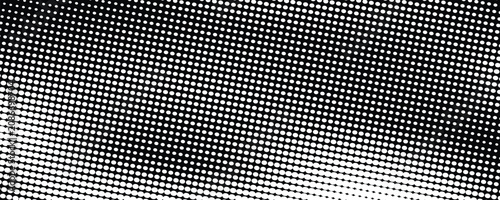 Foto Abstract black and white halftone dots pattern background