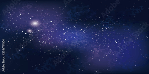 Obraz na plátně Mysterious-Starry-Nebula-Galaxy-Deep-Space-Cosmic-Night-Sky-Universe-1