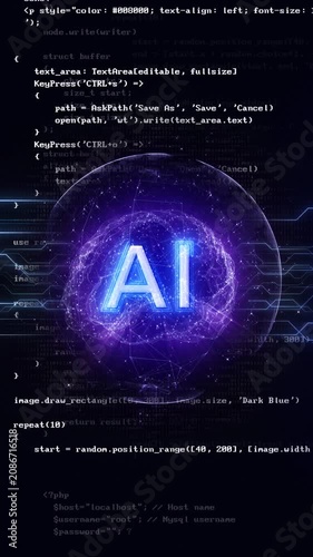AI Bubble Bursting Animation Transition on Alpha Channel, Loop
