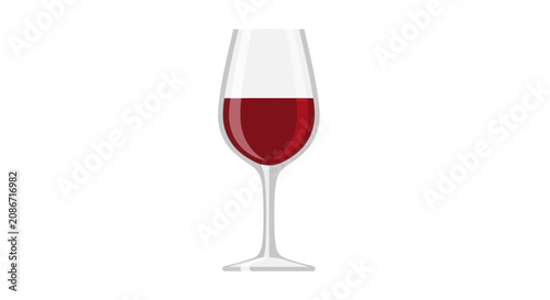 Obraz na płótnie Red wine in a glass.