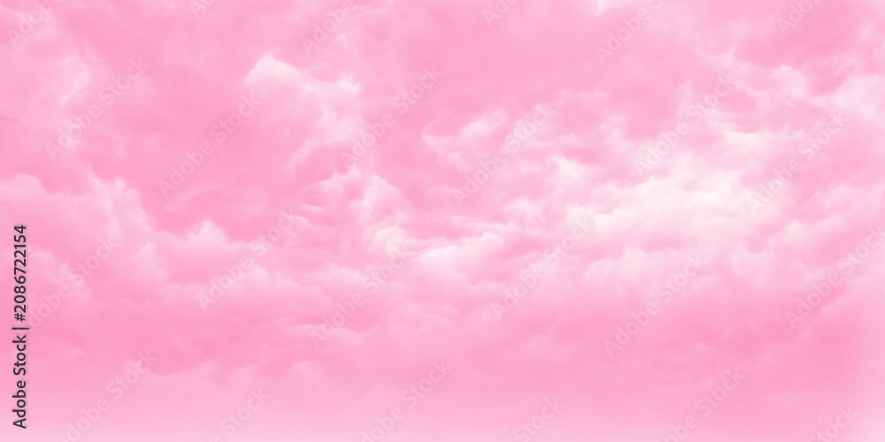Fototapeta premium Soft pink cloudscape background for dreamy aesthetics