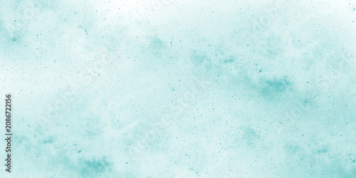 Obraz na płótnie Abstract textured background with subtle blue and white watercolor washes