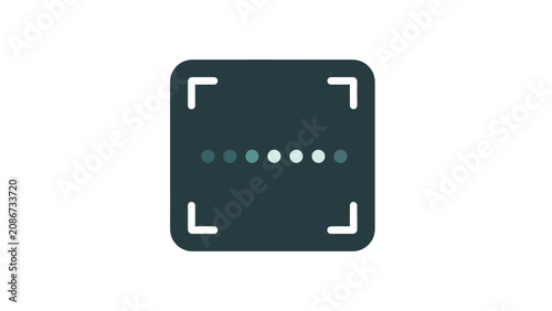 Smart home device control panel closeup.