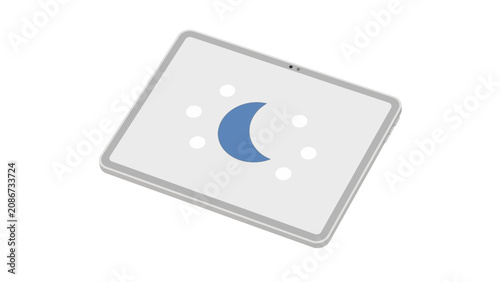 Fotografie Smart home night mode control panel.