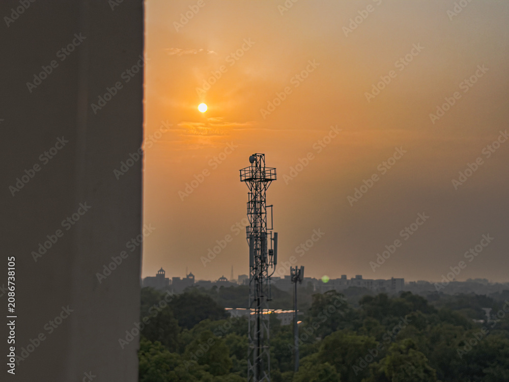 Obraz premium cell phone tower