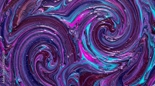 Violet Nebula Acrylic Wallpaper