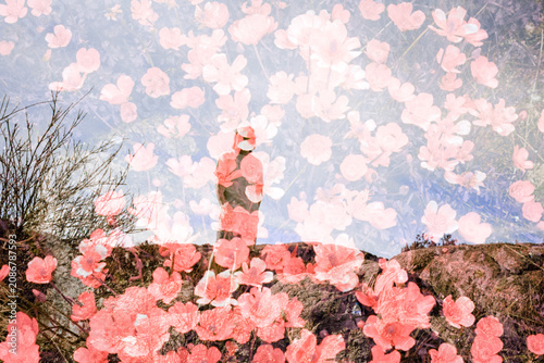 person in the garden