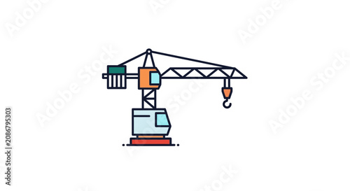 Photos Construction Crane Machine Industrial Equipment.