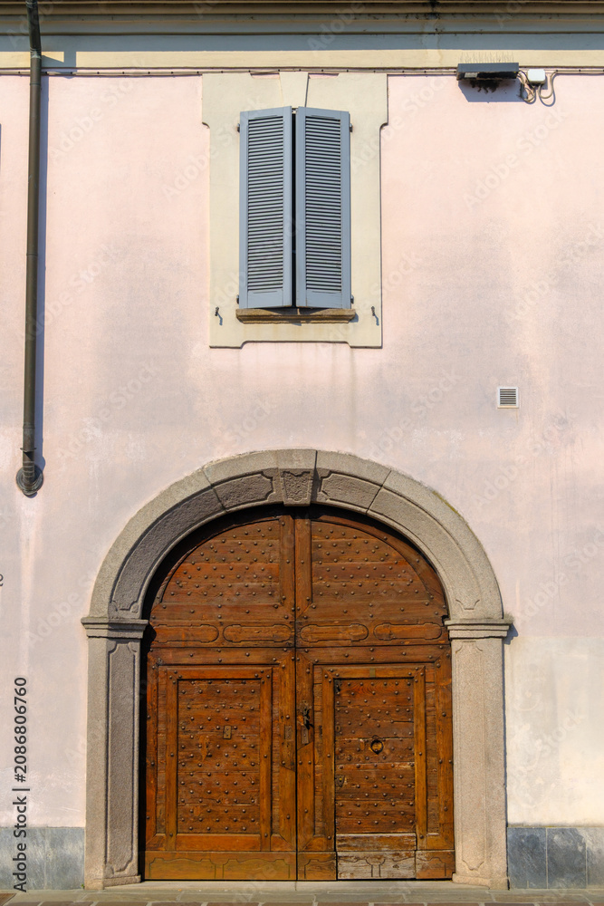 Fototapeta premium Historic buildings at Cernusco sul Naviglio, Milan, Italy