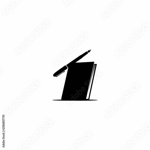 black and white pencil