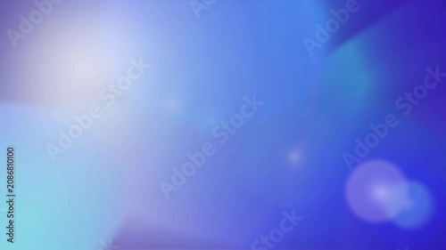 Abstract Blue Cyan Gradient Motion Background with Glowing Top Left Flare, Smooth Light Flow for Video Editing, Presentations, Social Media and Digital Conten