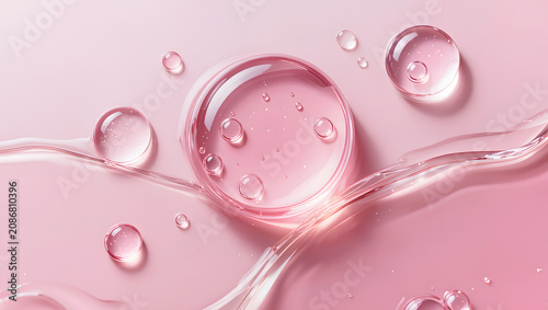 Luxury regenerative biomolecule serum with PDRN peptides and collagen skincare technology